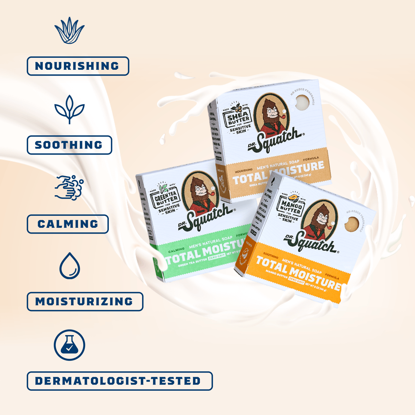 Dr. Squatch Total Moisture 3-Pack gift set — product photo 2 of 5